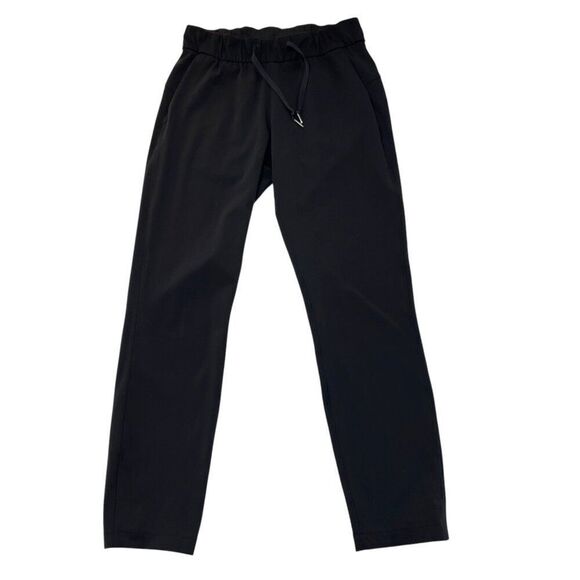 Lululemon On The Fly Pant Drawstring Waist 28" Inseam Black Size 4 - Picture 1 of 6